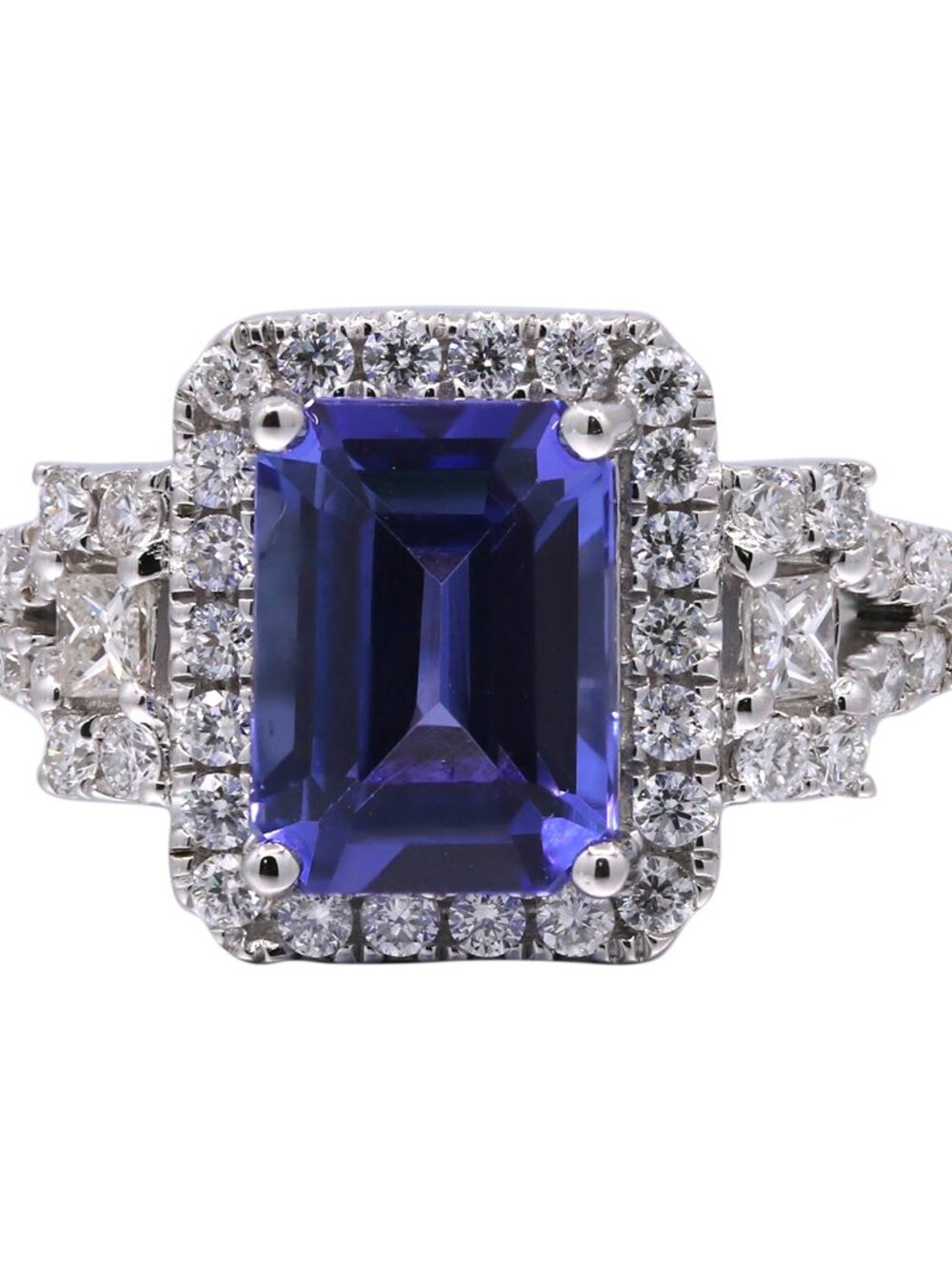 Tanzanite and diamond ring